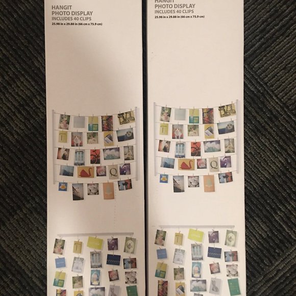 New Umbra White HANGIT wooden clip 26X30 WALL MEMO - Picture 2 of 5